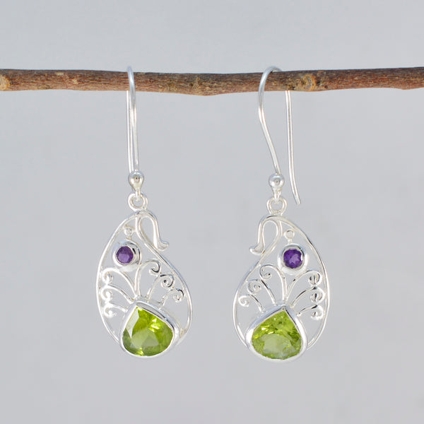 Multi-Japanese-Emma-multiple-Dangle-multicolor-Sterling-Silver-Earring