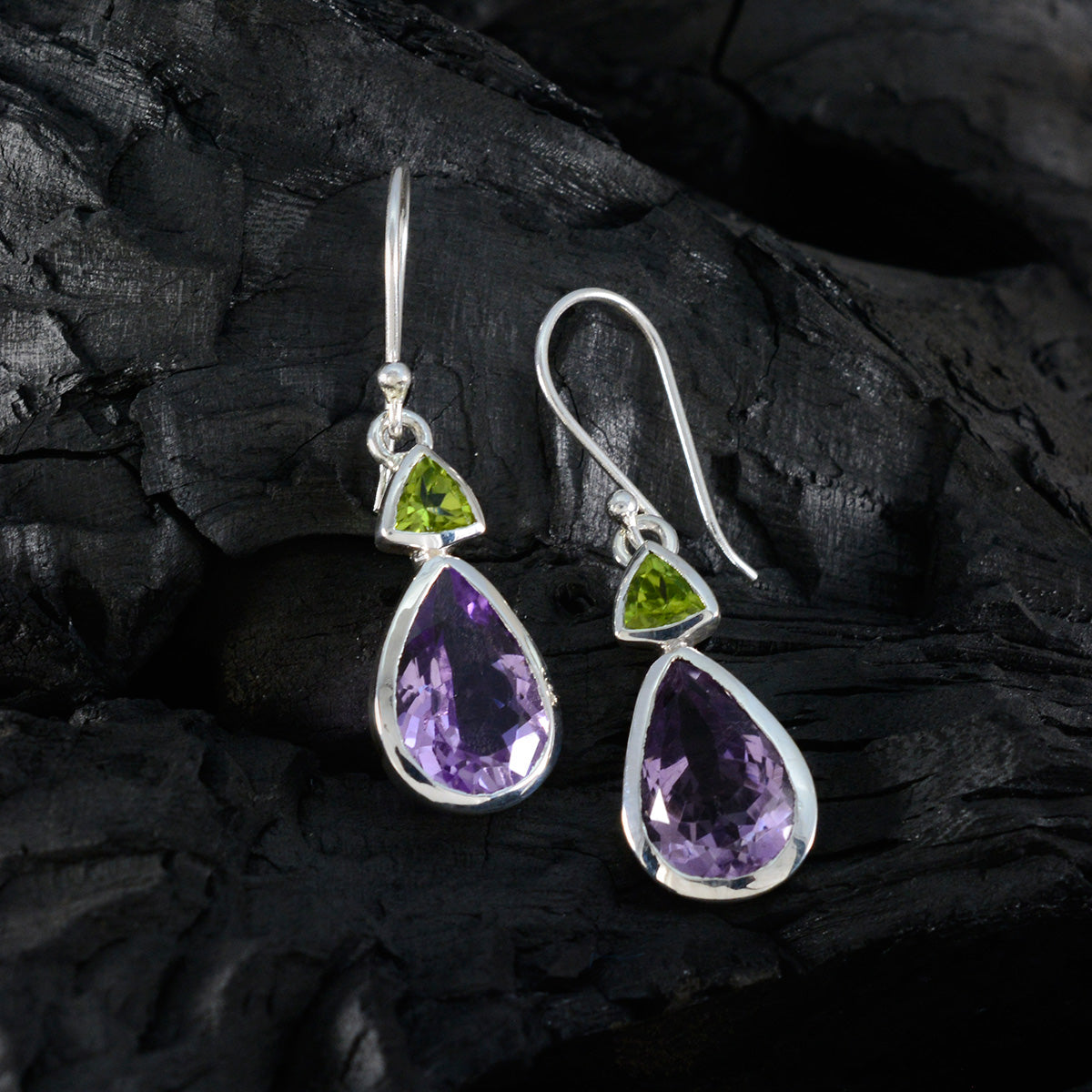 Multi-Middle-Eastern-Fernanda-Toi-et-Moi-Dangle-multicolor-92.5-Silver-Earring