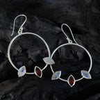 Multi-American-Riley-Trilogy-Dangle-multicolor-925-Sterling-Silver-Earring
