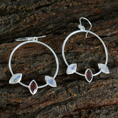 Multi-American-Riley-Trilogy-Dangle-multicolor-925-Sterling-Silver-Earring