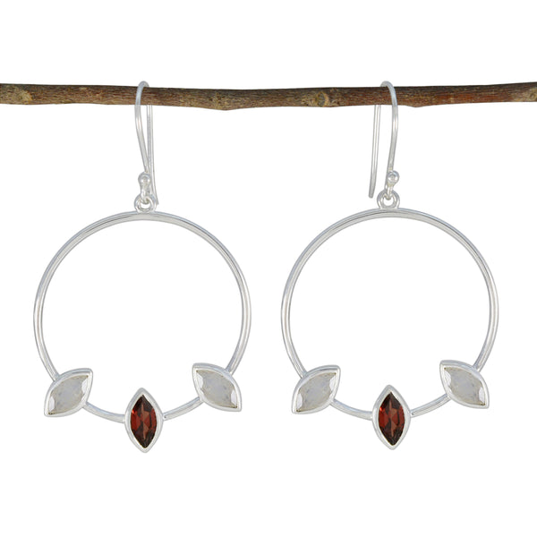 Multi-American-Riley-Trilogy-Dangle-multicolor-925-Sterling-Silver-Earring