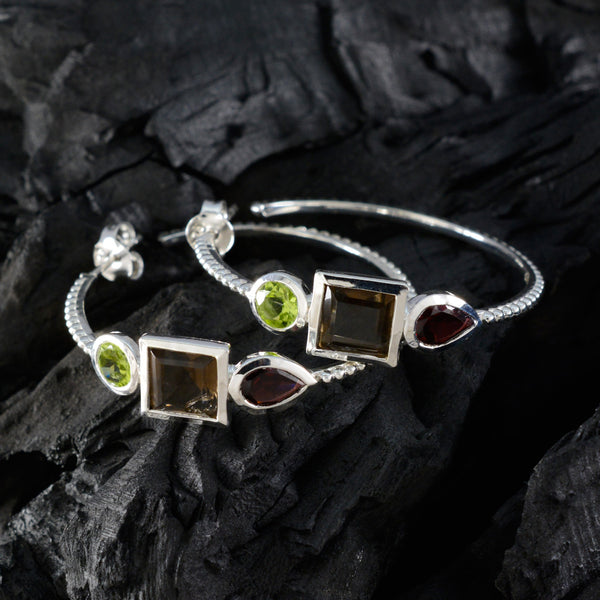 Multi-Italian-Eun-ji-Trilogy-Stud-multicolor-925-Sterling-Silver-Earring