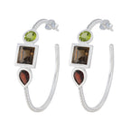 Multi-Italian-Eun-ji-Trilogy-Stud-multicolor-925-Sterling-Silver-Earring