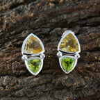 Multi-Japanese-Anna-Toi-et-Moi-Stud-multicolor-92.5-Silver-Earring