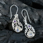 Multi-Turkish-Eva-multiple-Dangle-multicolor-925-Silver-Earring