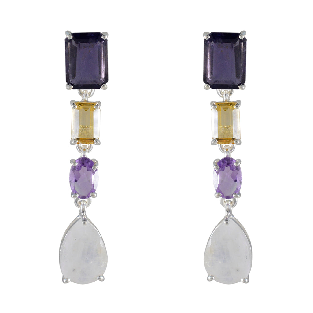 Multi-Russian-Rebeca-quarter-Stud-multicolor-92.5-Silver-Earring