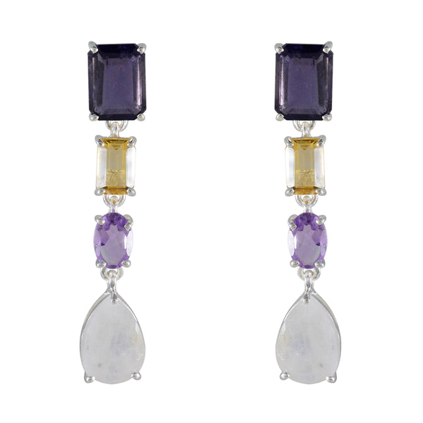 Multi-Russian-Rebeca-quarter-Stud-multicolor-92.5-Silver-Earring