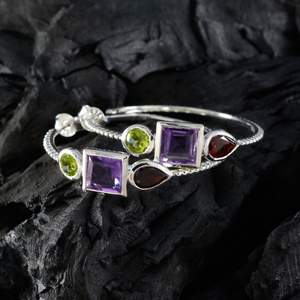 Multi-Middle-Eastern-Ha-eun-Trilogy-Stud-multicolor-Silver-Earring