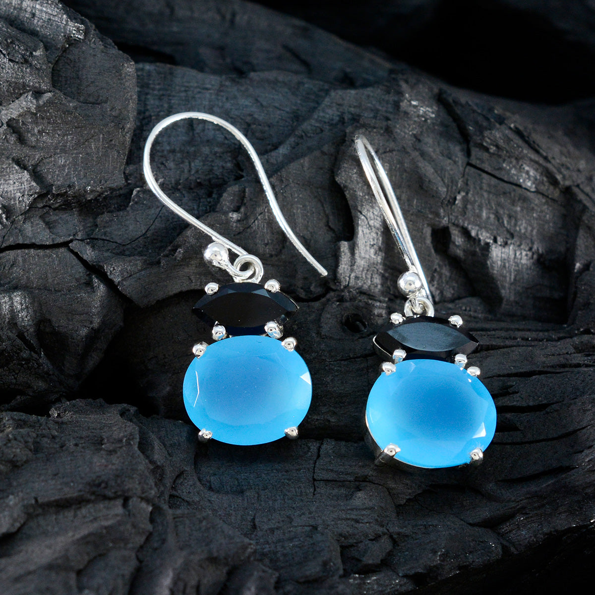 Multi-Spanish-Hina-multiple-Dangle-multicolor-92.5-Silver-Earring