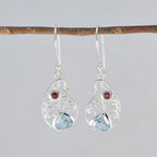 Multi-Middle-Eastern-Freya-multiple-Dangle-multicolor-Silver-Earring