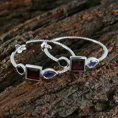 Multi-Australian-Haruka-Trilogy-Stud-multicolor-925-Silver-Earring