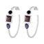 Multi-Australian-Haruka-Trilogy-Stud-multicolor-925-Silver-Earring