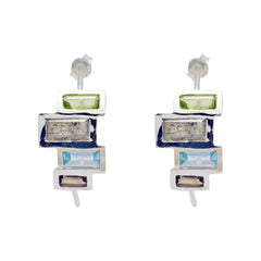 Multi-Russian-Natalie-multiple-Stud-multicolor-925-Silver-Earring