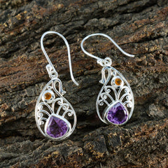 Multi-Mexican-Genesis-multiple-Dangle-multicolor-Sterling-Silver-Earring