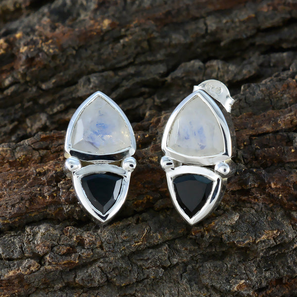 Multi-Mexican-Autumn-Toi-et-Moi-Stud-multicolor-925-Silver-Earring