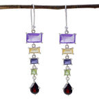 Multi-Russian-Autumn-multiple-Dangle-multicolor-92.5-Silver-Earring