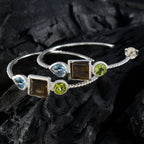 Multi-Latin-American-Hua-Trilogy-Stud-multicolor-925-Sterling-Silver-Earring