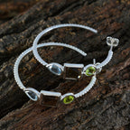 Multi-Latin-American-Hua-Trilogy-Stud-multicolor-925-Sterling-Silver-Earring