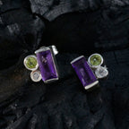 Multi-Latin-American-Mariana-Trilogy-Stud-multicolor-92.5-Silver-Earring