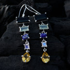 Multi-Moroccan-Ava-multiple-Dangle-multicolor-925-Sterling-Silver-Earring