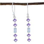Multi-Middle-Eastern-Sarah-multiple-Dangle-multicolor-Sterling-Silver-Earring