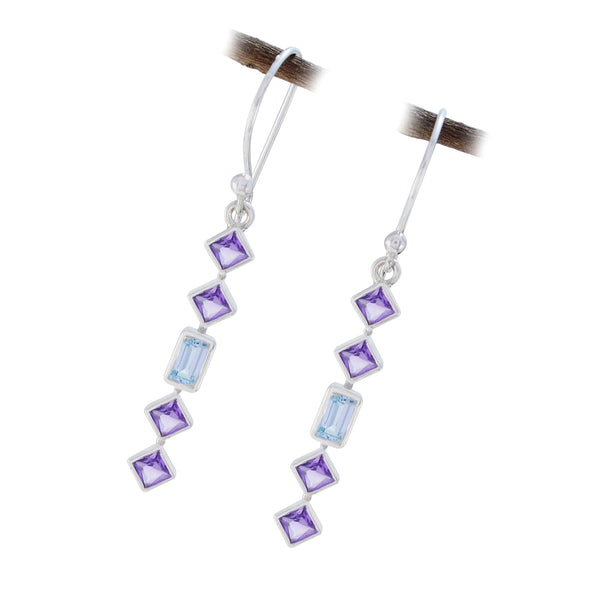 Multi-Middle-Eastern-Sarah-multiple-Dangle-multicolor-Sterling-Silver-Earring