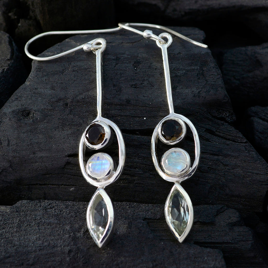 Multi-Egyptian-Eva-multiple-Dangle-multicolor-92.5-Silver-Earring