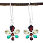 Multi-Egyptian-Nari-multiple-Dangle-multicolor-925-Sterling-Silver-Earring