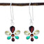Multi-Egyptian-Nari-multiple-Dangle-multicolor-925-Sterling-Silver-Earring