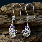 Multi-Italian-Victoria-quarter-Dangle-multicolor-92.5-Silver-Earring