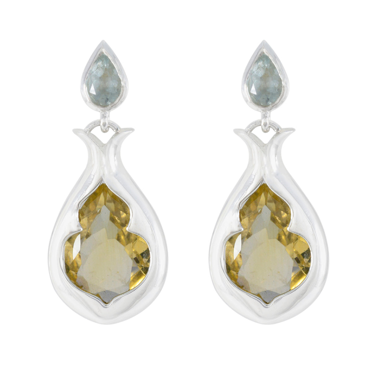 Multi-Middle-Eastern-Freya-Toi-et-Moi-Stud-multicolor-Silver-Earring メイン画像