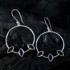 Multi-Italian-Marie-Trilogy-Dangle-multicolor-925-Silver-Earring