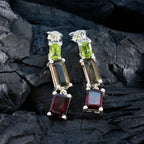 Multi-Spanish-Mila-multiple-Stud-multicolor-925-Sterling-Silver-Earring