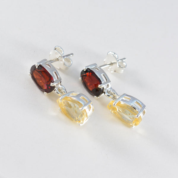 Multi-American-Micaelaa-multiple-Stud-multicolor-Sterling-Silver-Earring