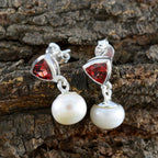 Multi-American-Lourdees-multiple-Stud-multicolor-925-Silver-Earring