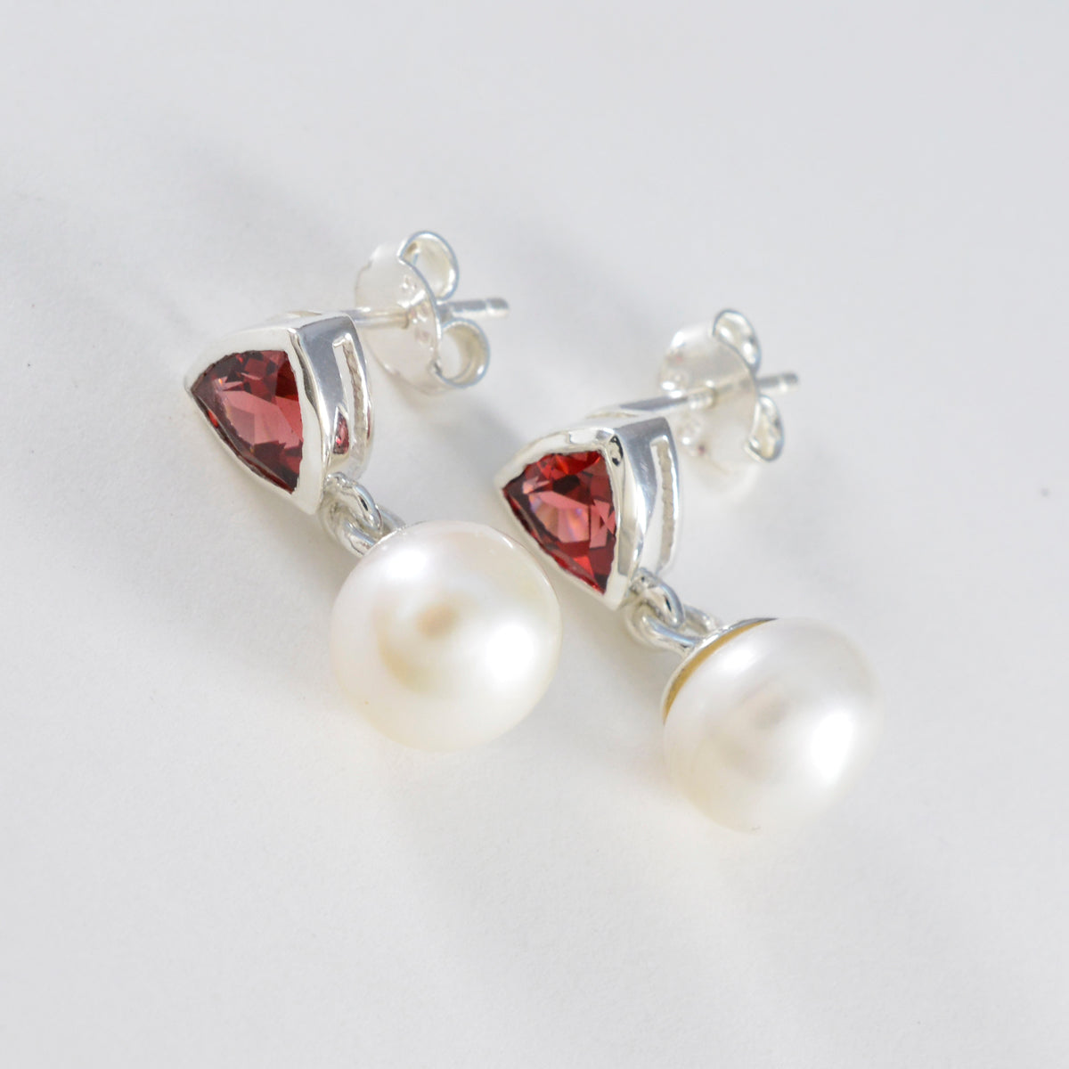 Multi-American-Lourdees-multiple-Stud-multicolor-925-Silver-Earring