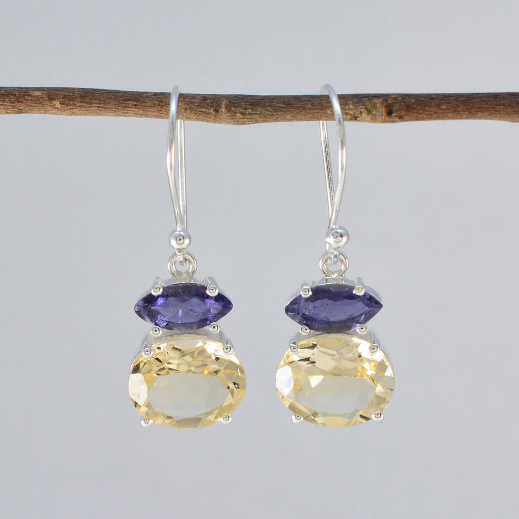 Multi-Russian-Jiwoo-multiple-Dangle-multicolor-92.5-Silver-Earring