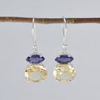 Multi-Russian-Jiwoo-multiple-Dangle-multicolor-92.5-Silver-Earring