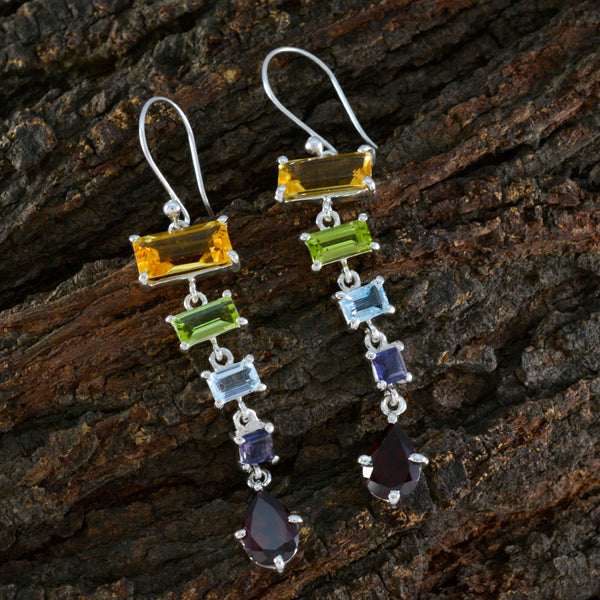 Multi-Italian-Penelope-Penta-Dangle-multicolor-925-Silver-Earring