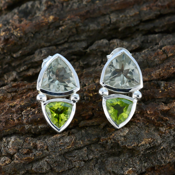 Multi-Spanish-Bella-Toi-et-Moi-Stud-multicolor-925-Sterling-Silver-Earring
