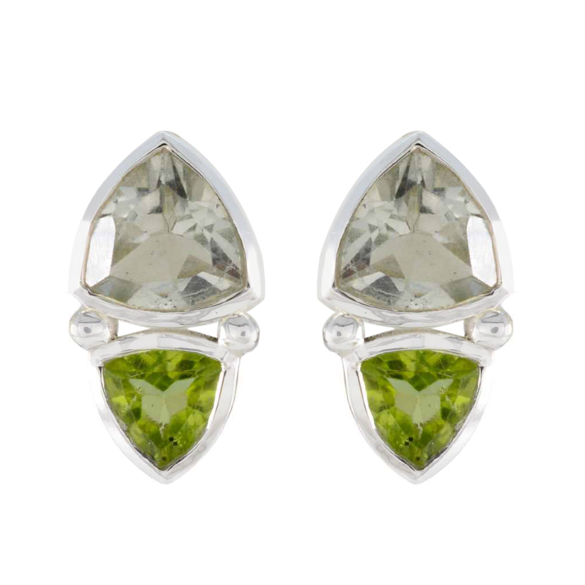 Multi-Spanish-Bella-Toi-et-Moi-Stud-multicolor-925-Sterling-Silver-Earring