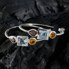 Multi-African-Ji-eun-Trilogy-Stud-multicolor-925-Silver-Earring