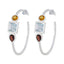 Multi-African-Ji-eun-Trilogy-Stud-multicolor-925-Silver-Earring
