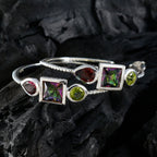 Multi-Russian-Jiwoo-Trilogy-Stud-multicolor-92.5-Silver-Earring