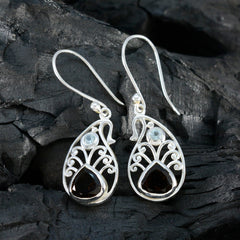 Multi-African-Harper-multiple-Dangle-multicolor-925-Silver-Earring