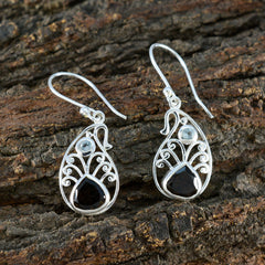 Multi-African-Harper-multiple-Dangle-multicolor-925-Silver-Earring