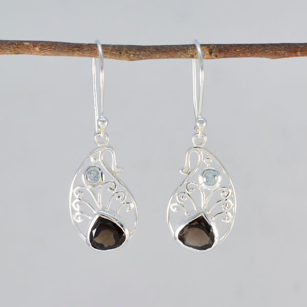 Multi-African-Harper-multiple-Dangle-multicolor-925-Silver-Earring