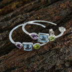 Multi-Moroccan-Li-Lee-Trilogy-Stud-multicolor-925-Sterling-Silver-Earring