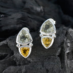 Multi-African-Charlotte-Toi-et-Moi-Stud-multicolor-92.5-Silver-Earring