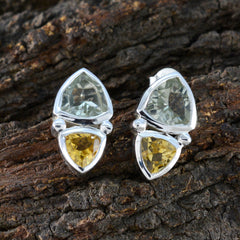 Multi-African-Charlotte-Toi-et-Moi-Stud-multicolor-92.5-Silver-Earring